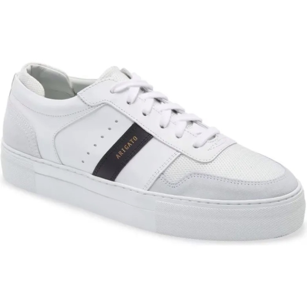 Axel Arigato Women’s Platform Black and White Stripe Sneaker
